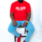 His Will Crew Tee (Cherry Red)