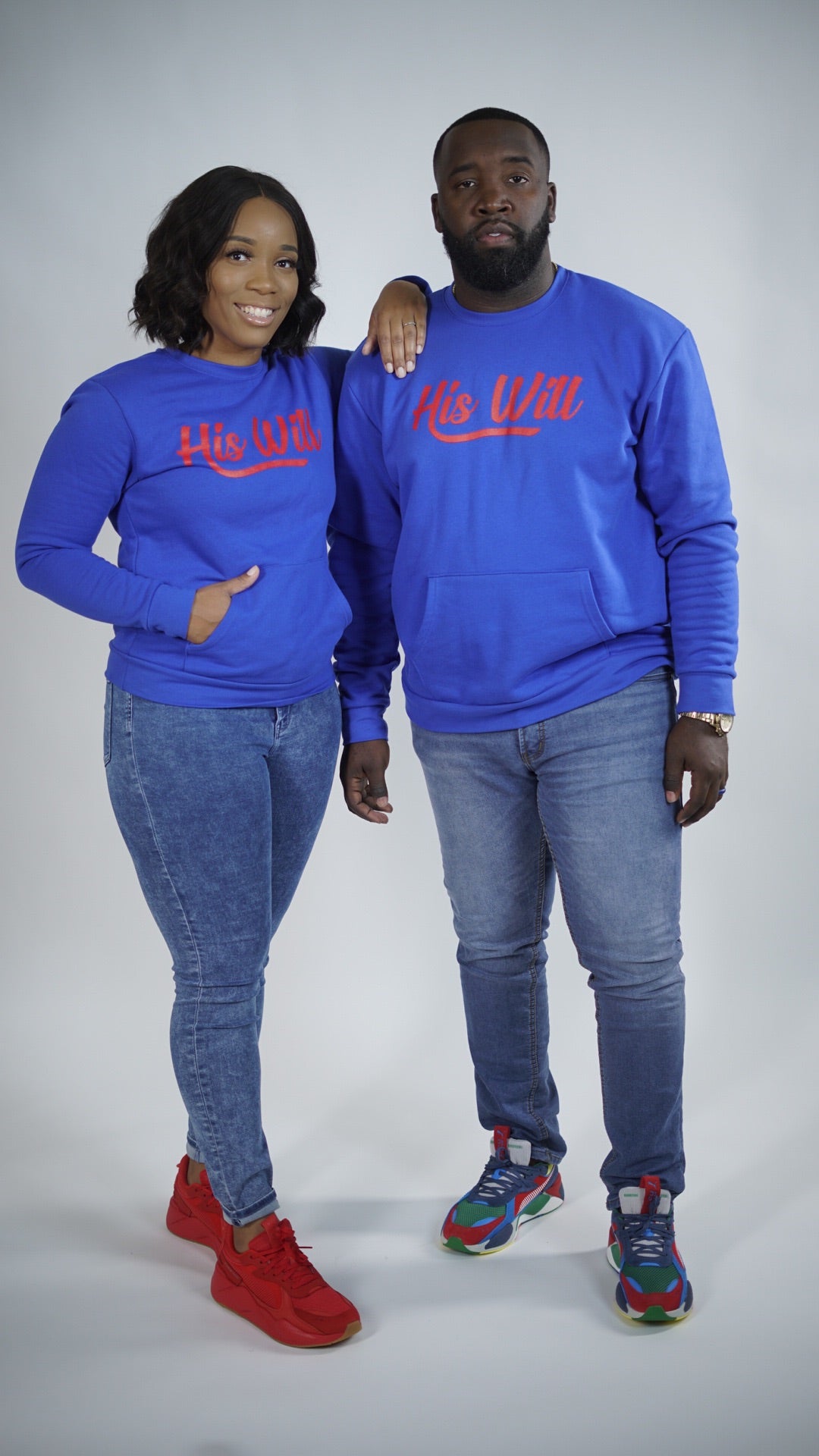 His Will Pocket Sweater (Royal Blue)