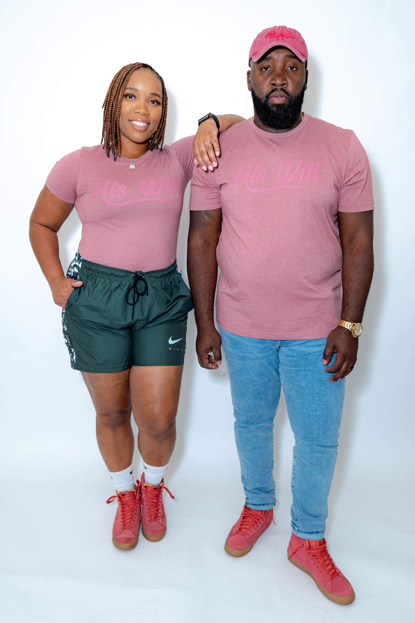 His Will Mauve Tone Tee