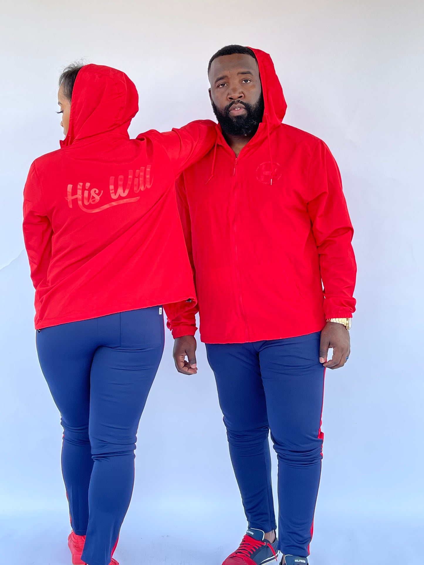 His Will Lightweight Jacket (Cherry Red)
