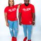 His Will Crew Tee (Cherry Red)