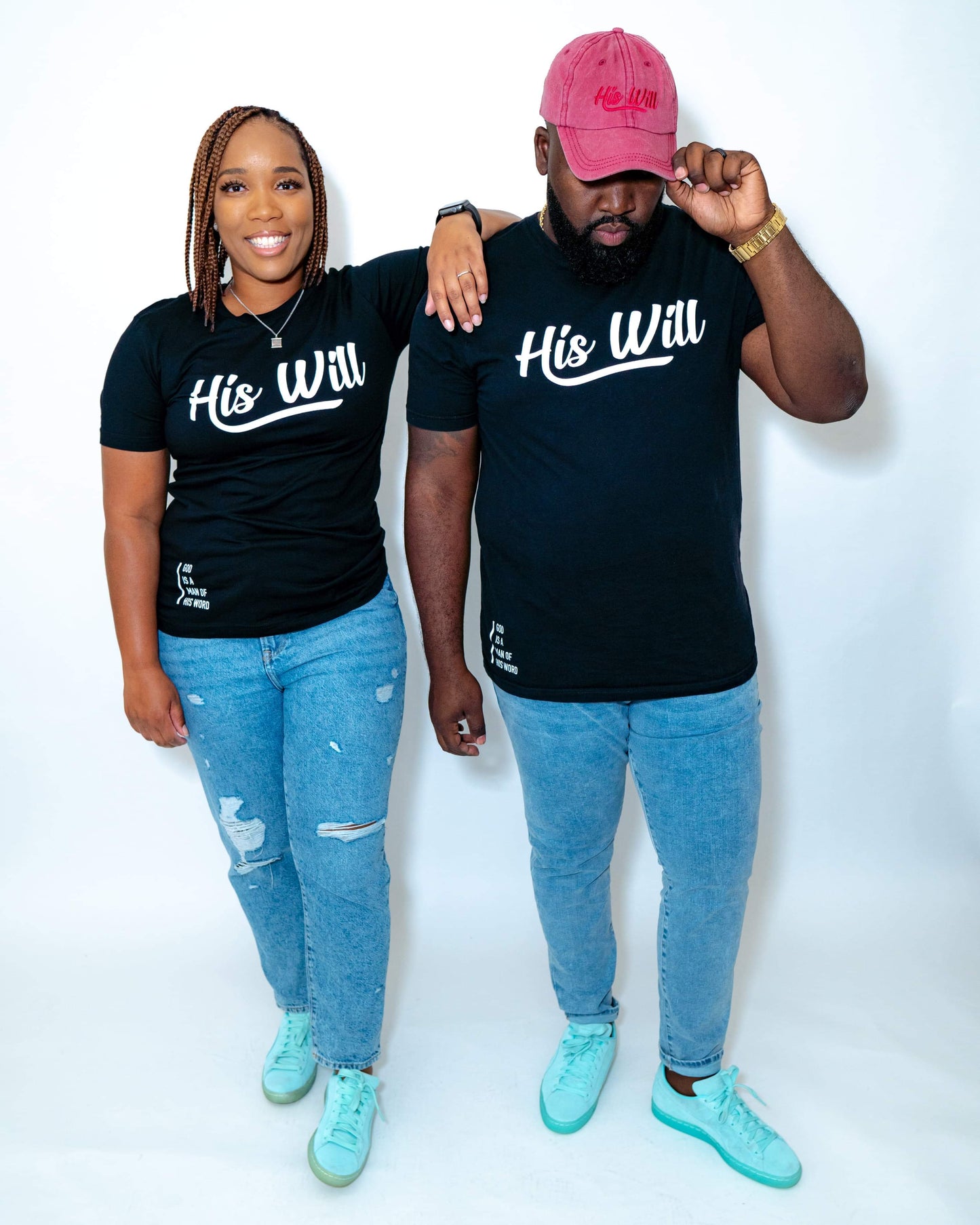 His Will Crew Tee (Black)