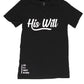 His Will Crew Tee (Black)