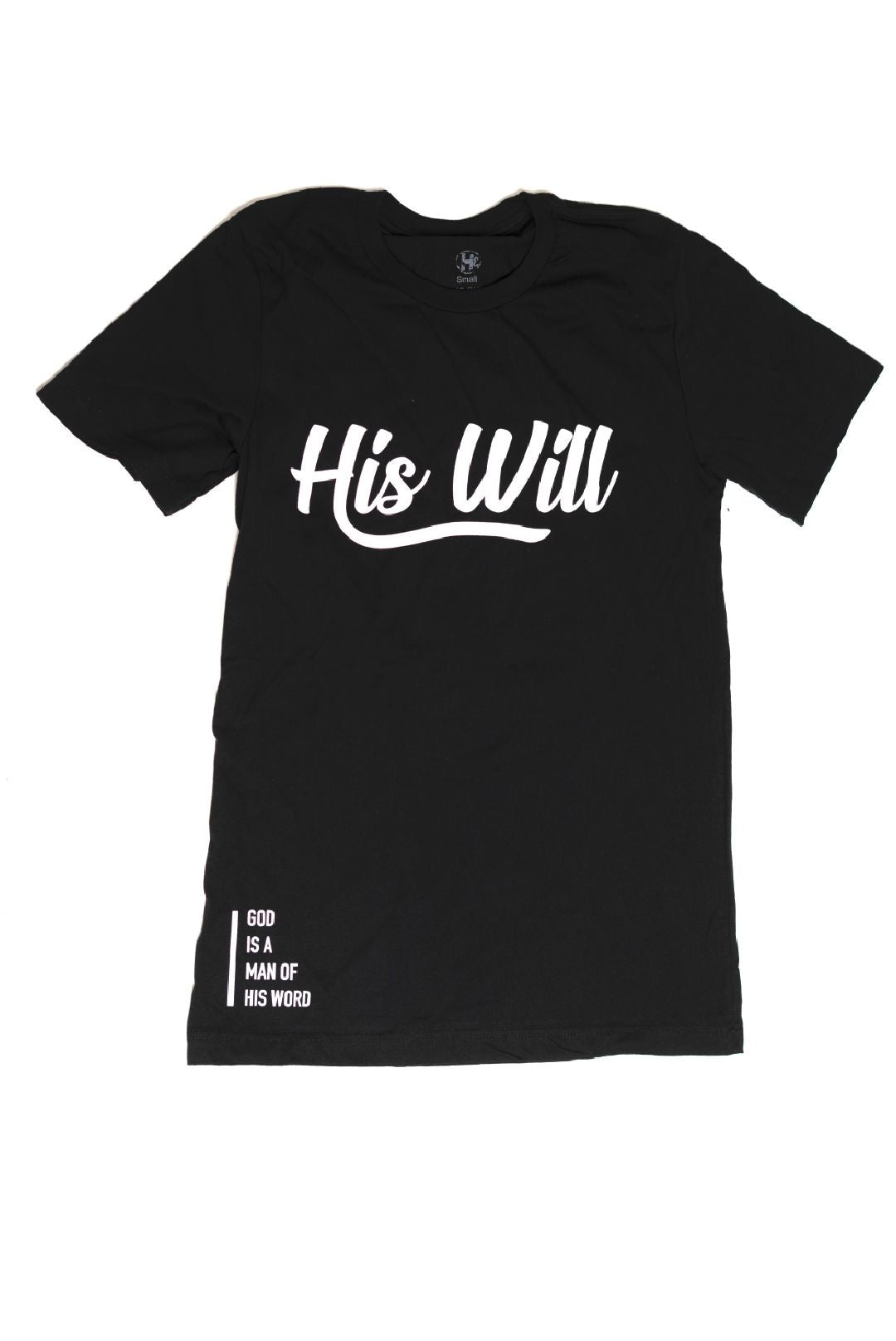 His Will Crew Tee (Black)