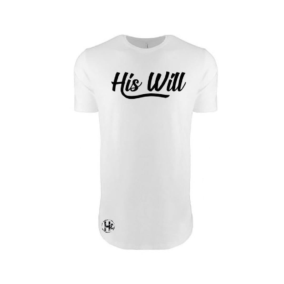 His Will Swoop Tee (White)